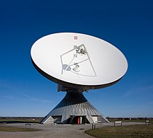 Parabolantenne der Erdfunkstelle Raisting, Bayern