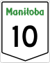 Provincial Trunk Highway 10 marker