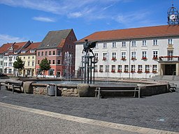 Torget och Rådhuset i Anklam