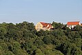 Rittergut Kreipitzsch, vom Turm der Rudelsburg aus