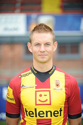 Kevin Vandenbergh in het shirt van KV Mechelen (juli 2012).