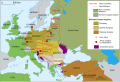 Europa ná die Eerste Wêreldoorlog in 1923.