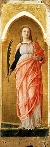 Saint Justina by Bartolomeo Montagna