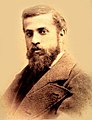 Antoni Gaudí op 15 maart 1878 geboren op 25 juni 1852