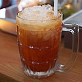 'Cha yen' is Thai iced tea with sweetened, condensed milk