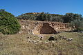 Ruins of the Kazarma tholos tomb [de] (c.1500 BC) showing the Mycenaean beehive technique