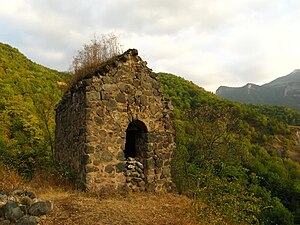 A shrine near the village