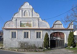 Casa tipica dei villaggi della Boemia meridionale