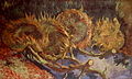 Van Gogh: Still life with 4 sunflowers