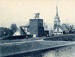 Vieux Liège met nagebouwde kolenmijn en kathedraaltoren