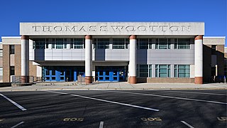 Thomas Sprigg Wootton High School entrance