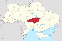 Oblast' di Kirovohrad – Localizzazione