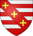 Coat of arms of the lords of Useldange, branch of the lords of Esch.