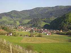 Skyline of Glottertal