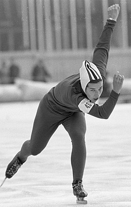 Lasma Kauniste tijdens de Olympische Winterspelen 1968.