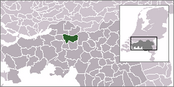 Location of Waalwijk