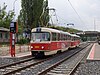 Tatra T3 nr 6957 w Pradze. Obecnie kursuje w Charkowie.