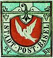 Image 23The Basel Dove stamp (from Postage stamp)