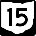 State Route 15 marker