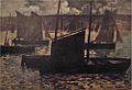 Charles Cottet : Rayons du soir (Bretagne) (1889, galerie Hermain)