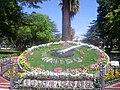 Flower clock of principal square.