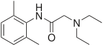 Estrutura química de Lidocaína