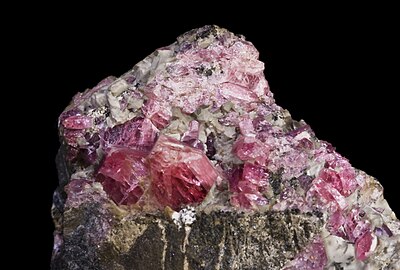 Rhodonite - Mine de Pajsberg, Värmland, Suède (vue 21 mm)