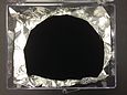 Vantablack auf Alufolie