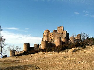 Romanesque castle of Loarre, in the province of Huesca.