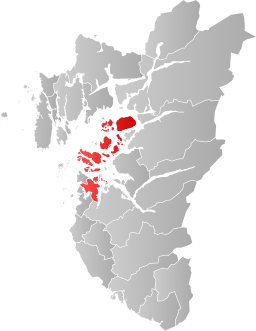 Stavangers kommun i Rogaland fylke.