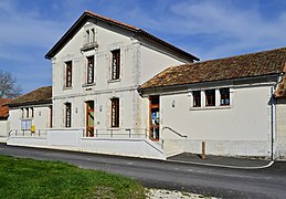 City hall of Plassac-Rouffiac, Charente, France, façade