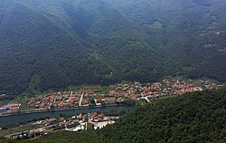 Skyline of Campolongo sul Brenta