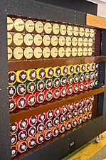 Bombe makinaren erreplika (Bletchley Park, 2012)