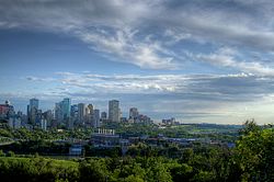 Edmonton's river valley