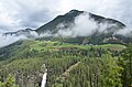 Niederthai mit dem Beginn des Wasserfalls