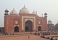 Indien: de:Taj Mahal in de:Agra im Bundesstaat de:Uttar Pradesh