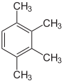 1,2,3,4-Tetramethylbenzene or Prehnitene