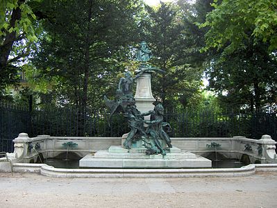 Monument à Eugène Delacroix (1890), Parigi, Giardino del Lussemburgo.