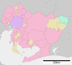 丸の内の位置（愛知県内）