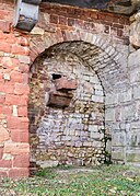 Roman bridge, Trier Water drainage on the north side.