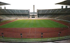 Das Olympiastadion (vor der Renovierung)