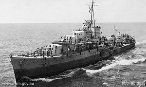 Эсминец HMAS Nestor