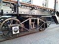 Der 1913 erbaute Tiefgangwagen der SBB im Museum