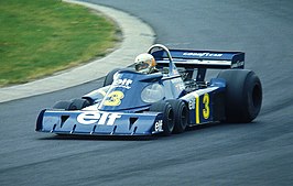 Jody Scheckter in de Tyrrell P34, 1976