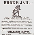 Image 4Escaped slave broadside, Hampshire County, West Virginia, 1845 (from West Virginia)