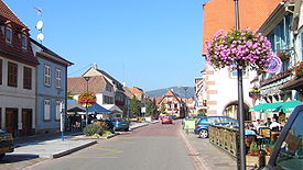 Rua principal de Châtenois