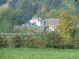 Zicht op het kasteel vanuit het zuidoosten