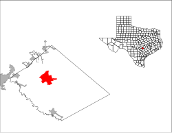 Location of Lockhart, Texas