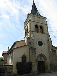 The church in Brussieu