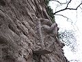 La statuetta in prossimità sul Bastione della Gatta (v. nota).